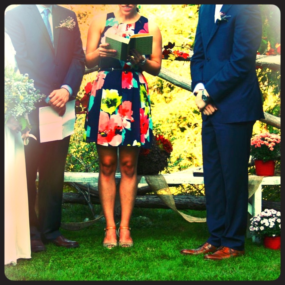Floral sheath dress